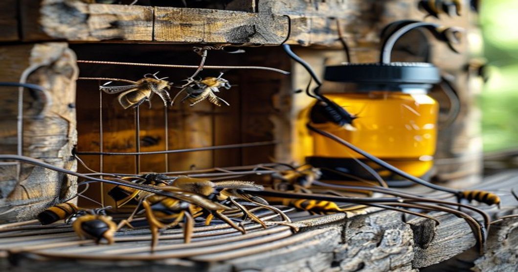 Realistic beekeeping photography placeholder for bee venom collection frequency: how often?